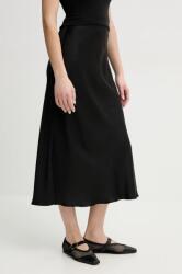 Nanushka szoknya RAZI fekete, maxi, egyenes, NW24CRSK02599 - fekete S