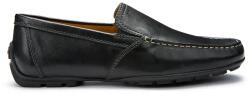 Geox bőr mokaszin UOMO MONER fekete, férfi, U1144V 00039 C9999 - fekete Férfi 41