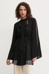 TWINSET felső fekete, női, sima, 251TP2414 - fekete 34