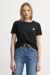 Zadig&Voltaire pamut póló női, fekete, JWTS02781 - fekete L