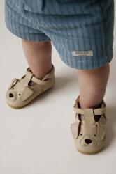 Donsje csecsemő bőrcipő Spark Special Shoes Golden Retriever bézs, 1003011 - bézs 15/16