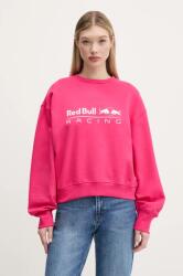 Red Bull Racing x Pepe Jeans felső LOGO CREW rózsaszín, női, nyomott mintás, RL580012 - rózsaszín S