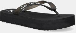 Calvin Klein Jeans flip-flop BEACH SANDAL FLATFORM TPU fekete, női, platformos, YW0YW01830 - fekete Női 37