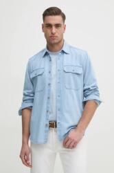 HUGO BOSS farmering férfi, galléros, regular, 50527795 - kék L