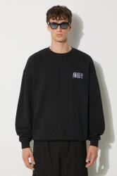 Awake NY pamut melegítőfelső Awake Crewneck fekete, férfi, nyomott mintás, SP24-CN002 - fekete L
