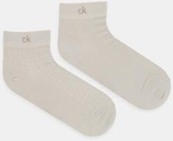 Calvin Klein zokni 2 pár bézs, férfi, 701231369 - bézs Univerzális méret