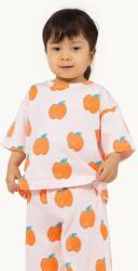 Tinycottons baba pamut póló APPLES BABY TEE rózsaszín, mintás, SS25-038 - rózsaszín 74