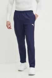 PUMA edzőnadrág teamRISE Sideline sötétkék, sima, 657327 - sötétkék XL