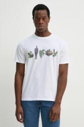 PS Paul Smith t-shirt fehér, férfi, nyomott mintás, M2R. 011R. PP5075 - fehér XL