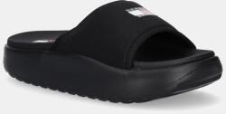 Tommy Jeans papucs COMFY POOL SLIDE fekete, női, platformos, EN0EN02765 - fekete Női 39