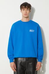 Awake NY pamut melegítőfelső Awake Crewneck férfi, nyomott mintás, SP24-CN002 - kék L