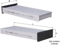 MAHLE Filtru, aer habitaclu MAHLE LAK 296/S - piesa-auto