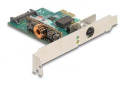 Delock PCI Express x1 kártya - 1 x M12 2, 5 Gigabit LAN PoE+ (90760)