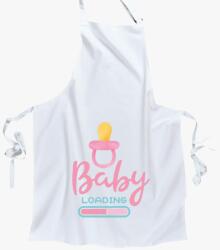 Los Polos baby loading rózsaszín kötény
