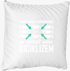 Los Polos Biciklis különbség mintás párna