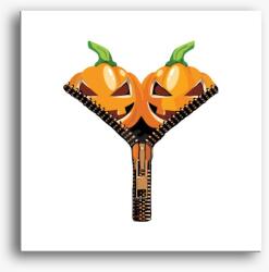 Los Polos Halloween pumpkin zipper vászonkép