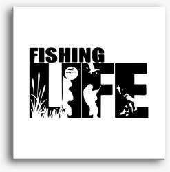Los Polos Fishing life feliratú vászonkép