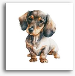 Los Polos daschund vászonkép