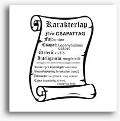 Los Polos Karakterlap csapattag vászonkép