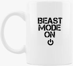 Los Polos Beast mode on feliratú bögre