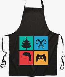 Los Polos Gamer karácsonyos kötény