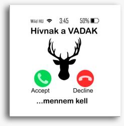 Los Polos Hívnak a vadak szarvas vászonkép