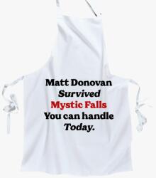 Los Polos Matt Donovan survived kötény