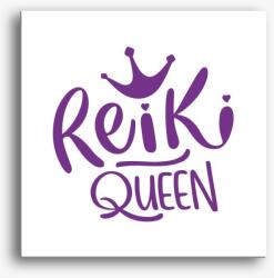 Los Polos reiki queen lila vászonkép