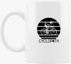 Los Polos Cyclopath fekete-fehér bögre