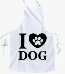 Los Polos I love dog kötény