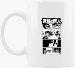 Los Polos Attack on Titan csapat felirat bögre