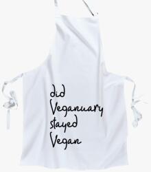 Los Polos Did Veganuary (dőlt betűs) kötény