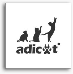 Los Polos Adicat macska márkaparódia vászonkép