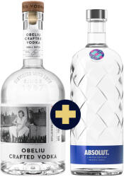 Obeliu crafted vodka 0, 7l 40% + Absolut Vodka Spirit Of Togetherness Limited Edition 0, 7l 40%