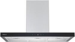 Tesla Hota decorativa Tesla DC900AXB, T-shape, 90cm1 motor DC 75W, 630m3/h, display LED, inox/sticla (DC900AXB) - badabum Hota