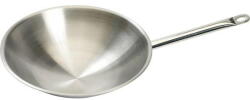 Pujadas Tigaie Wok Gaggenau WP400001-P239.036, D36cm, L65cm, l43.5cm, H10cm, Volum 6L, Grosime 2.3mm, Otel inoxidabil 18/10, Inductie, Maner fix, Baza rotunda, Greutate 1.84kg (P239.036)