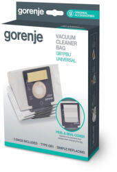 Gorenje GB1PBU porzsák, 5 db, papír, bemeneti motorszűrővel (GB1PBU)