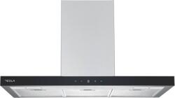 Tesla Hota Decorativa Tesla WG DC900AXB T-shape 90CM 630m3/h Display LED 1 Motor 190W Inox/Negru (DC900AXB) Hota