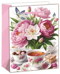 IRIS matt papírtasak rózsa+tea 26 x 32cm (370480) - bestbyte