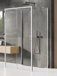 NEW TRENDY Prime cabină de duș 140x100 cm dreptunghiular crom luciu/sticlă transparentă K-0831 (K0831)
