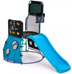 Plum Plum: My First Activity Tower Játszótorony csúszdával és kosárpalánkkal - 260 x 100 x 143 cm (107401)