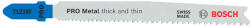Bosch PRO Metal thick and thin T123XF szúrófűrészlap, 100 mm, 3 db, fémhez (2608638472) - megatool