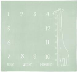 Sensillo Муселинова фотоподложка Sensillo - Giraffe, Mint, 120 x 120 cm (SILLO-8750) - ozone
