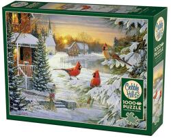 Cobble Hill 1000 db-os puzzle - Sunset Cardinals (40245) (40245)