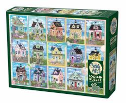 Cobble Hill 1000 db-os puzzle - Seaside Cottages (40285) (40285)