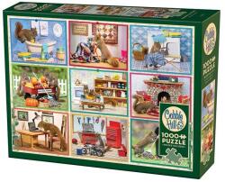 Cobble Hill 1000 db-os puzzle - Squirrels at Home (40287) (40287)