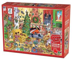 Cobble Hill 1000 db-os puzzle - DoodleTown - Catching Santa (44513)