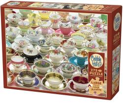 Cobble Hill 275 db-os Easy Handling puzzle - More Teacups (48010) (48010)
