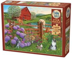 Cobble Hill 275 db-os Easy Handling puzzle - Farm Cats (48015) (48015)