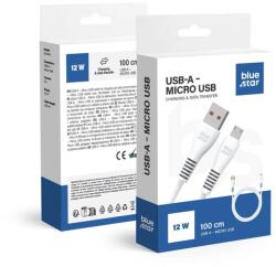 Blue Star USB A - Micro USB 2A 12W DC99M 1 m fehér kábel